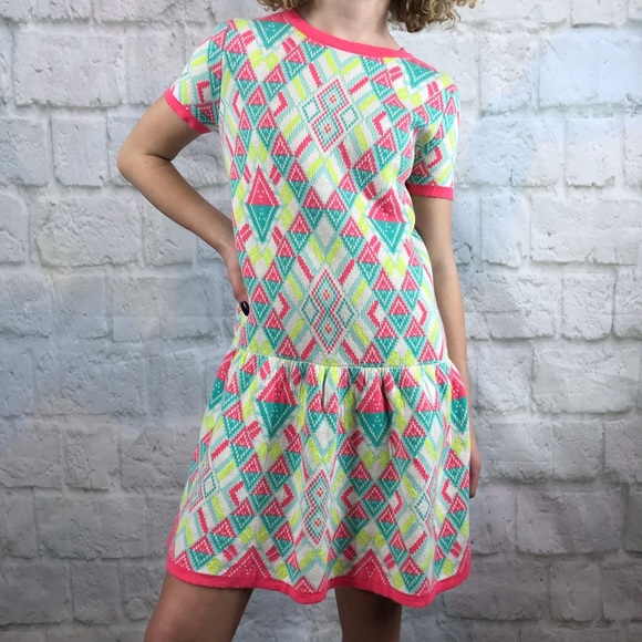 Cat & Jack Short Sleeve Sweater Dress Size 10-12 - Picture 4 of 8